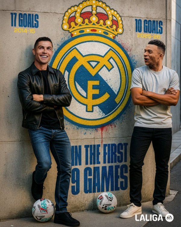 Mpbappe ghi 10 bàn sau 9 vòng 